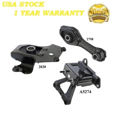 Montaje de motor y transmisión 3 piezas apto para Pontiac Sunfire 1995-2002 2,2 L OHV - TRANSMISIÓN AUTOMÁTICA Foto 1 de 4