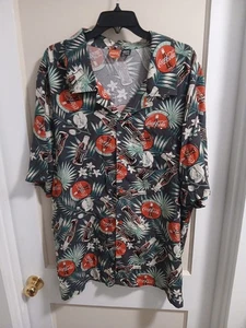 CAMISA HAWAIANA HOMBRE XXL COCA COLA ABOTONADA MANGA CORTA  - Imagen 1 de 6