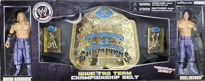 WWE Brian Kendrick & Paul London Action Figures w/ Tag Team ChampionshipBelt - Image 1 of 4