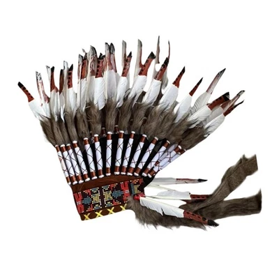 Artificial Feather Headdress Photography Prop Headband for Cosplay Fancy Dress - Image 1 of 4