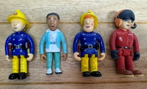 4x Fireman Sam Toys Figures Bundle By Prism Vintage 2005 Sam, Penny, Helen, Tom - Picture 1 of 14