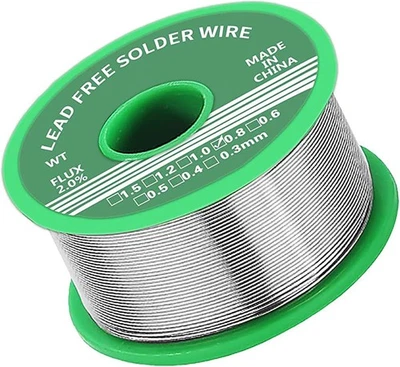 COMFORTY Lötzinn 0.8mm, Lötzinn Bleifrei mit Kolophonium kern, Lötzinn mit Flussmittel 20