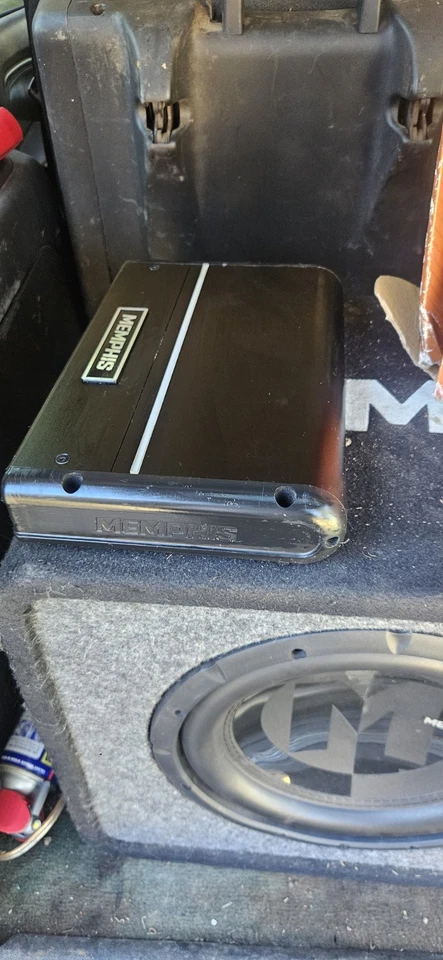 Amplificador de audio mono Memphis PRXA1000.1 1000W - negro Foto 1 de 2