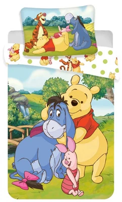Disney Winnie The Pooh and Friends Quilt Cover Set for Cot or Toddler Bed - image 1 of 2