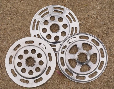 Spoke Protector LOT Pie Plate Dork Disc Vintage Bike Nervar Suntour Bike Klunker - Image 1 of 4