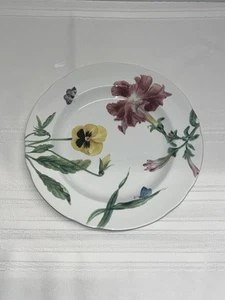 Spode Williams Sonoma English Floral Butterfly  9" Luncheon Plate - Picture 1 of 3