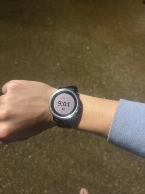 Garmin Vivoactive 3 Smart Watch Black with Silver Trim - Image 1 of 3