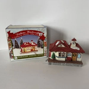 Vintage Dickens Winterville Christmas Weston Railroad Hose, beschädigt Top ohne Licht - Bild 1 von 12