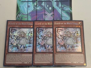 Yugioh 3x Elzette of the White Forest MP25-EN080 2025 Mega-Pack Secret 1st Ed NM - Picture 1 of 1