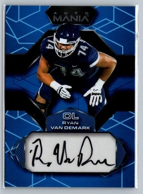 2022 Wild Card Auto Mania #AM-H2 Ryan Van Demark ROOKIE Blue - Image 1 of 2