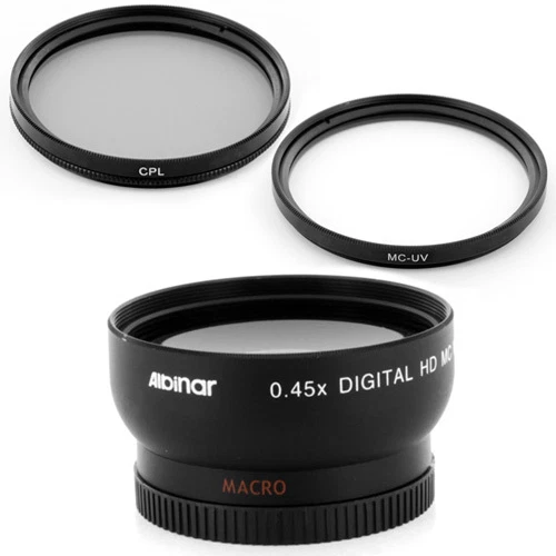 Wide Angle Lens + macro + CPL,UV Filter fo Panasonic Lumix DMC-G7 DMC-G7K camera - Image 1 of 1