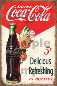 COLA SODA GENERAL STORE BUILDING SIGN DECAL 3X2 LAYOUT DIORAMA DD156 - Picture 1 of 1