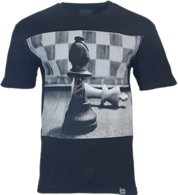 MENS T-Shirt Graphic Print- Chess players - - Tee Shirt QUALITY CONTROL - Изображение 1 из 3