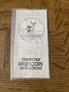 Tasco Riflescope User Manual - Picture 1 of 5
