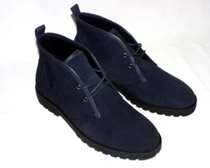 Coach CC747 Designer Desert Boot, Suede Leather Upper, Midnight Blue, 10 D, New - Picture 1 of 11