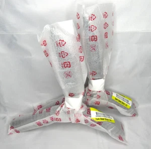 LG MEZ64114786 TV Stand Legs 60 65 Dark Steel Silver Standing 1 Pair NEW - Picture 1 of 3