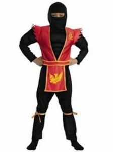 Phoenix Shadow Ninja Deluxe Muscle Torso Kung Fu Halloween Costume Child M 8-10 - Picture 1 of 2
