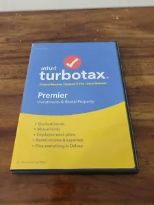 USED 2018 TurboTax Premier Investments & Rental Property, Fed & State Income Tax - Picture 1 of 3