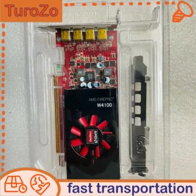 AMD FirePro W4100 GDDR5 2GB 4x Mini Displayport PCI-e 3.0 Video Card - Image 1 of 4