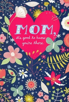 Loving MOTHER'S DAY Card FOR MOM, Floral Flowers Heart by Hallmark + Envelope - Image 1 of 4