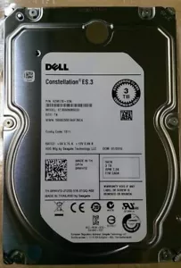 DELL 0RWV72 3TB 7.2K 3.5" SATA SEAGATE ST3000NM0033 9ZM178-036 Enterprise HDD - Picture 1 of 1