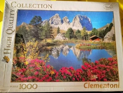 Clementoni "Passo Pordi w/ a view of Sassolungo" 1000 Piece Puzzle "NEW'  - Image 1 of 4