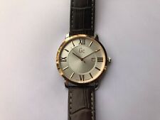 NEW GUESS COLLECTION MEN'S SLIMCLASS 42MM LEATHER BAND QUARTZ WATCH X60019G1S