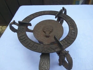 Alter Spiritus Kocher Guss mit Marke - Bild 1 von 1