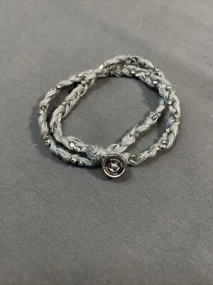 Hollister Калифорния серый со стразами плетеный двойной надежном браслет с переключателем - Изображение 1 из 4