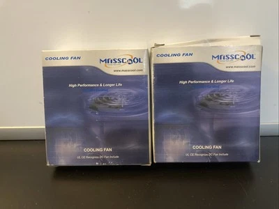 MASSCOOL FD08025B1M3/4 80mm Cooling Fan Factory Lot Of 2 Read - Image 1 of 4