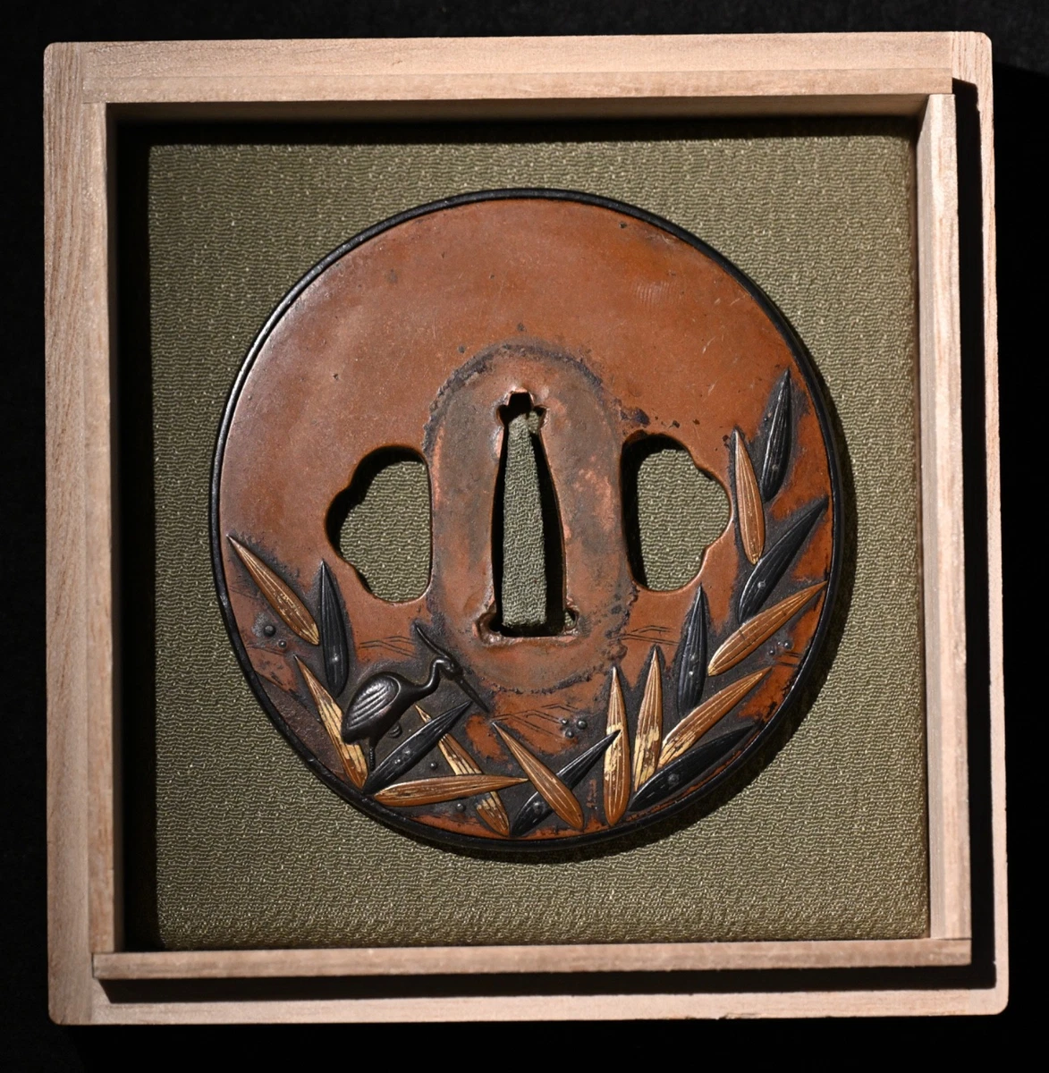 古董日本刀镡| eBay