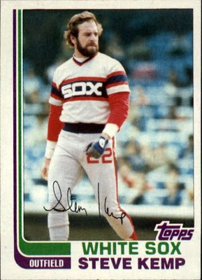1982 Topps Traded Baseball Card #54T Steve Kemp - Image 1 of 2