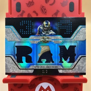 STEVEN JACKSON 2008 TRIPLE THREADS 3-RELIC #3/3 Nice Patch - Picture 1 of 9