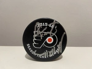 Bernie Parent signed Auto Autogramm 2015-16 Dauerkarte Mitglied Flieger Puck - Bild 1 von 4