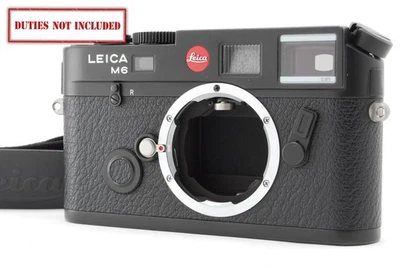 [COMO NUEVO con correa] Cámara fotográfica telémetro negra Leica M6 0,85 TTL de JAPÓN Foto 1 de 4