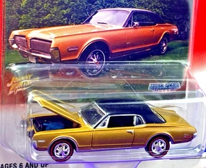 Johnny Lightning Muscle Cars USA BROWN 1968 MERCURY COUGAR XR7 Redlines  V4 - Picture 1 of 3