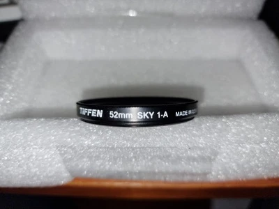 Tiffen 52mm Sky 1-A screw-in uv filter for camara - Image 1 of 3