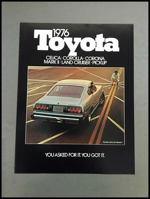 1976 Toyota Car Brochure Catalog - Celica Corolla Pickup Truck Land Cruiser Foto 1 de 4