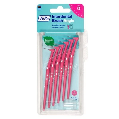 Angle Interdental Brush, 6 Pieces x 2 Sets, Pink - Image 1 of 3