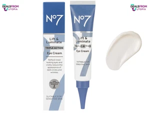 No7 Lift and Luminate Triple Action Eye Cream For Sensitive Eye Skin 15ml - Picture 1 of 4