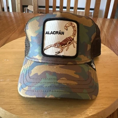 Goorin Bros Cap Unisex O/S The Farm Baseball Trucker Hat Camo Alacran Snapback - Image 1 of 2