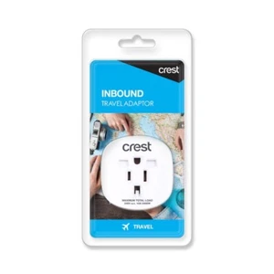 Crest Inbound Travel Adaptor USA Canada Mexico Japan UK Hong Kong to AUS/NZ - Picture 1 of 3