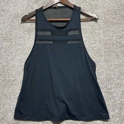 Camiseta sin mangas atlética Threads 4 Thought para mujer con espalda baja negra talla pequeña Foto 1 de 4