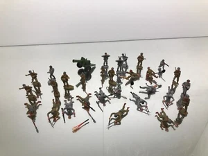 REISLER DENMARK ARMY SOLDIER GERMANS GIS FIGURES SET PLASTIC -H3.5cm- GOOD - 366 - Imagen 1 de 8