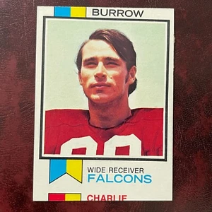 1973 Topps Set KEN BURROW CHARLIE FORD MISCUT CARD #489 FALCONS BEARS - NR-MINT - Picture 1 of 2
