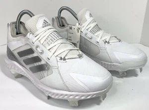 Adidas PureHustle Metal Women's Softball Baseball Cleats FV9038 White Size 7.5 - Picture 1 of 8