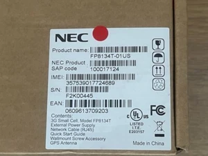 NEC FP8134T-01US NEC 3G petite cellule FP8134T amplificateur de signal sans fil avec alimentation - Neuf - Photo 1/5