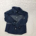 Baby Gap Long Sleeve Shirt  Size 4 Years 100% Cotton But Jean Looking. Unisex