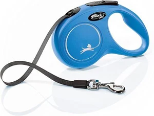 Flexi New Classic S Gurt 5 m blau für Hunde bis 15 kg, S (1er Pack) - Bild 1 von 6