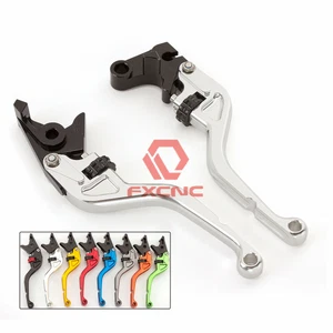CNC Thumb Wheel Rollera Clutch Brake Levers For RSV 1000 R Factory 2007 Silver - Picture 1 of 12